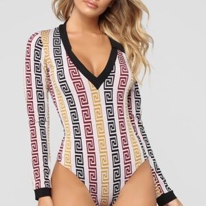 Fashion nova reckless and young bodysuit size 1x